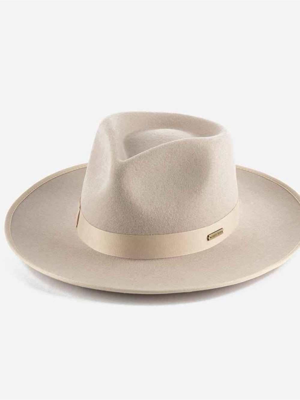 GIGI PIP Wide Brim Fedora Hat in Cream